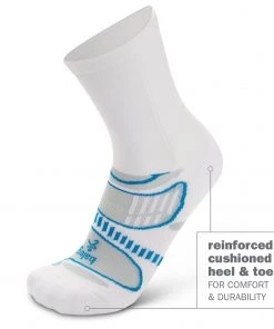 Men 'Balega' Ultra Light Crew - White / French Blue