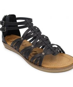 'Blowfish Malibu' Women's Bethy Sandal - Black Dyecut
