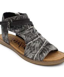 'Blowfish Malibu' Women's Beauty Sandal - Black Tie Dye