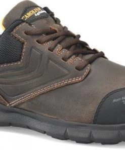 'Carolina' Men's Lytning 1.9 Athletic EH Comp Toe - Brown / Black