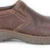 'Carolina' Men's BLVD 2.0 Aluminum Toe ESD Slip On - Brown