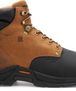 'Carolina' Men's 6" Bruno Internal Metguard Comp Toe - Tan / Black