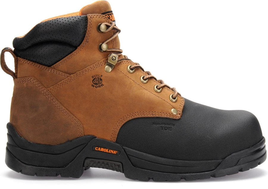 'Carolina' Men's 6" Bruno Internal Metguard Comp Toe - Tan / Black 3 'Carolina' Men's 6" Bruno Internal Metguard Comp Toe - Tan / Black