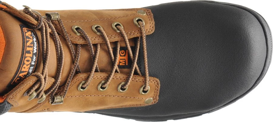 'Carolina' Men's 6" Bruno Internal Metguard Comp Toe - Tan / Black 5 'Carolina' Men's 6" Bruno Internal Metguard Comp Toe - Tan / Black