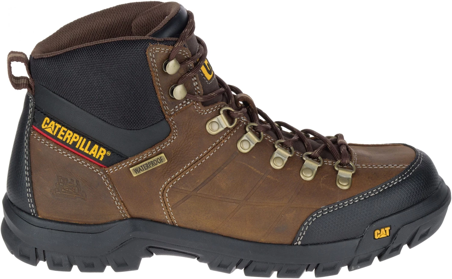 'Caterpillar' Men's Threshold WP, EH, Slip-Resistant - Brown / Black 3 'Caterpillar' Men's Threshold WP, EH, Slip-Resistant - Brown / Black
