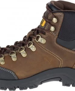 'Caterpillar' Men's Threshold WP, EH, Slip-Resistant - Brown / Black 9 'Caterpillar' Men's Threshold WP, EH, Slip-Resistant - Brown / Black