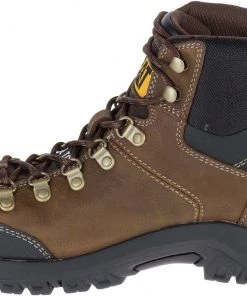 'Caterpillar' Men's 6" Threshold WP, EH, Steel Toe - Brown / Black 9 'Caterpillar' Men's 6