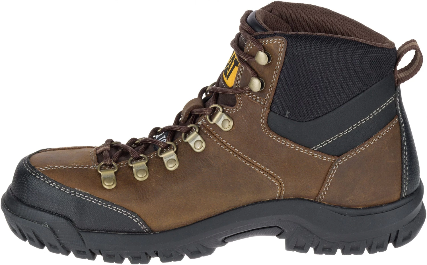 'Caterpillar' Men's 6" Threshold WP, EH, Steel Toe - Brown / Black 5 'Caterpillar' Men's 6" Threshold WP, EH, Steel Toe - Brown / Black