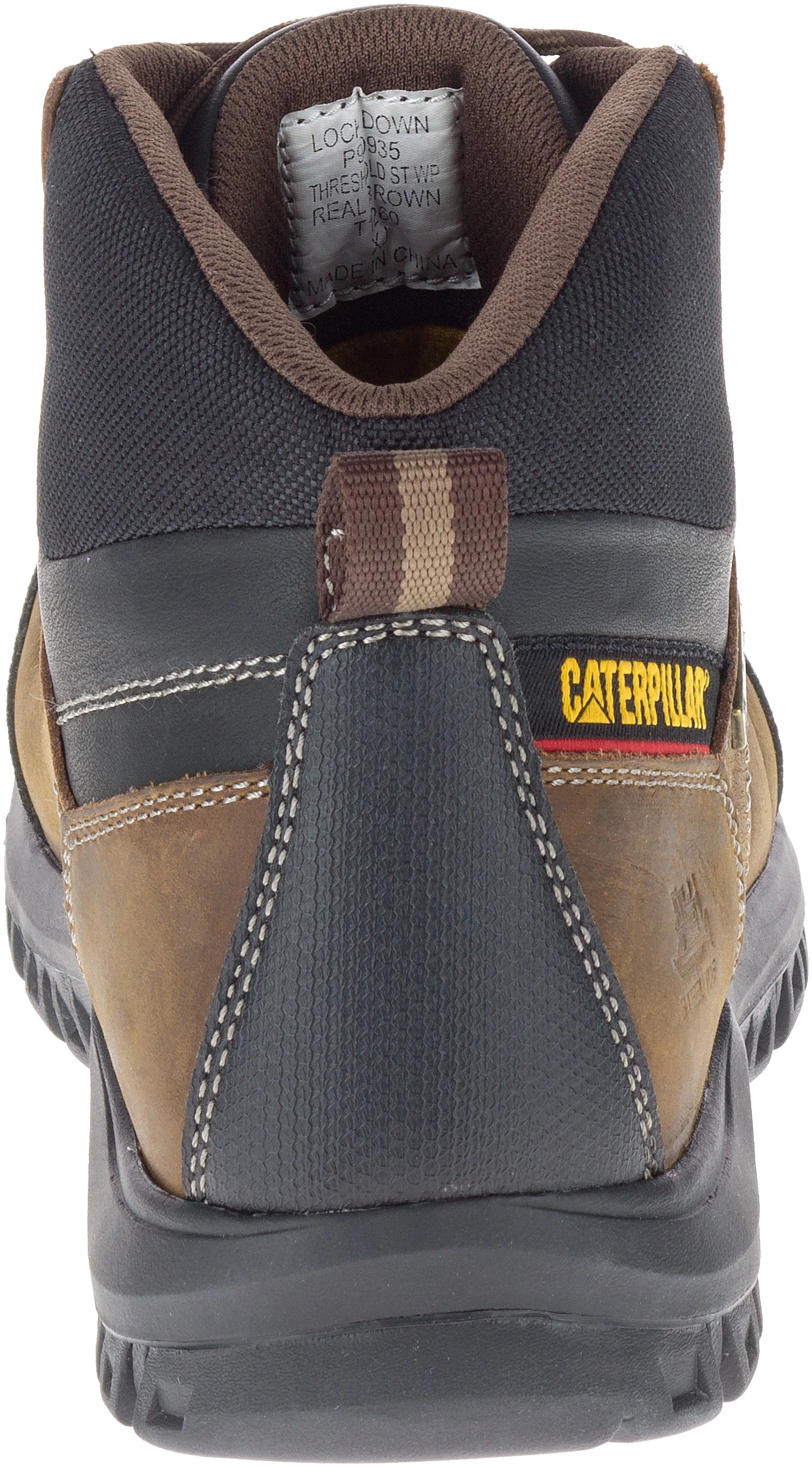 'Caterpillar' Men's 6" Threshold WP, EH, Steel Toe - Brown / Black 4 'Caterpillar' Men's 6" Threshold WP, EH, Steel Toe - Brown / Black