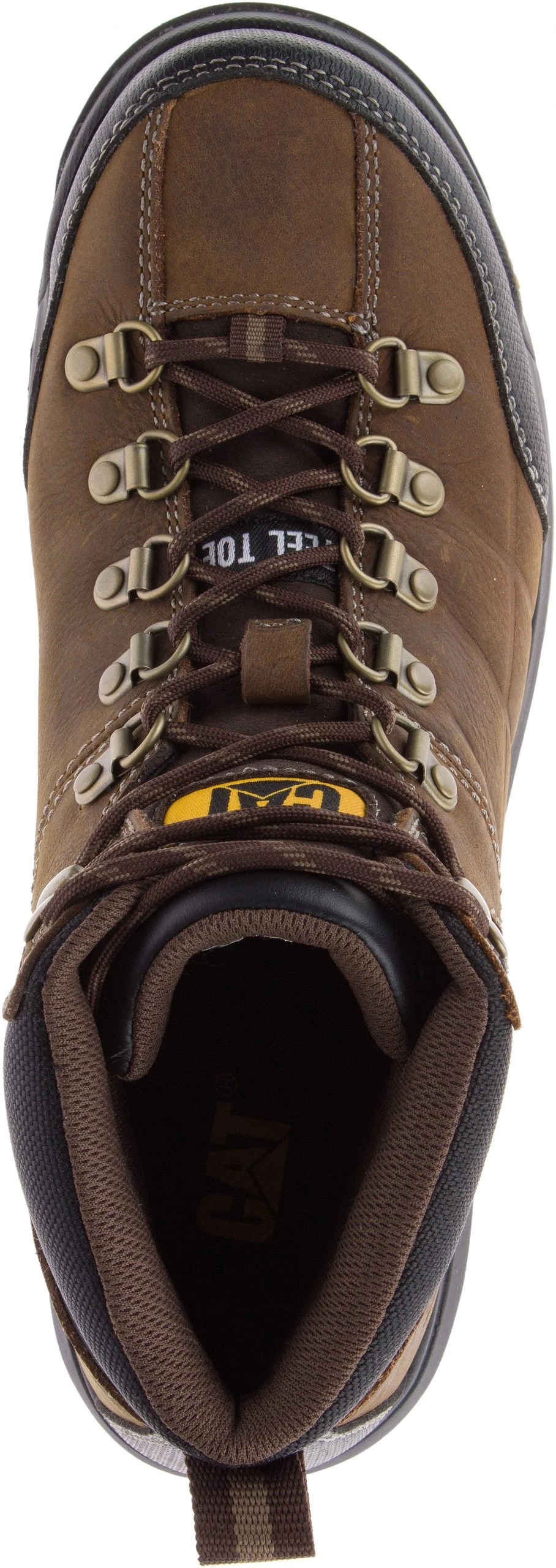 'Caterpillar' Men's 6" Threshold WP, EH, Steel Toe - Brown / Black 6 'Caterpillar' Men's 6" Threshold WP, EH, Steel Toe - Brown / Black