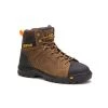 'Caterpillar' Men's 6" Wellspring WP, Met Guard, EH, Steel Toe - Brown / Black