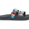 'Chaco' Women's Chillos Slide Sandal - Dark Tie Dye