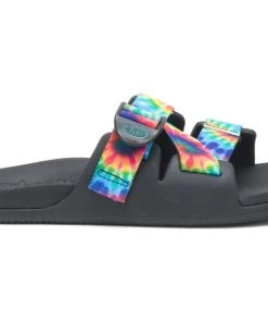 'Chaco' Women's Chillos Slide Sandal - Dark Tie Dye