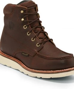 'Chippewa' Men's 6" Haystack EH WP Wedge Soft Toe - Brown 16 'Chippewa' Men's 6