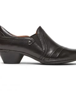 'Cobb Hill' Women's Laurel Slip On - Black Leather