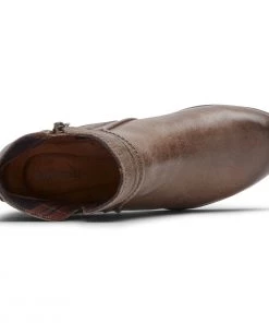 'Cobb Hill' Women's Anisa V Cut Bootie - Stone Leather