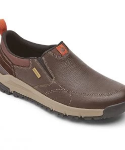 Dunham Footwear 'Dunham' Men's Glastonbury WP Slip On - Brown