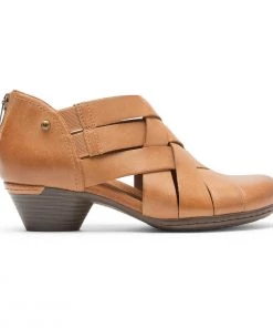 'Cobb Hill' Women's Laurel Woven Bootie - Tan
