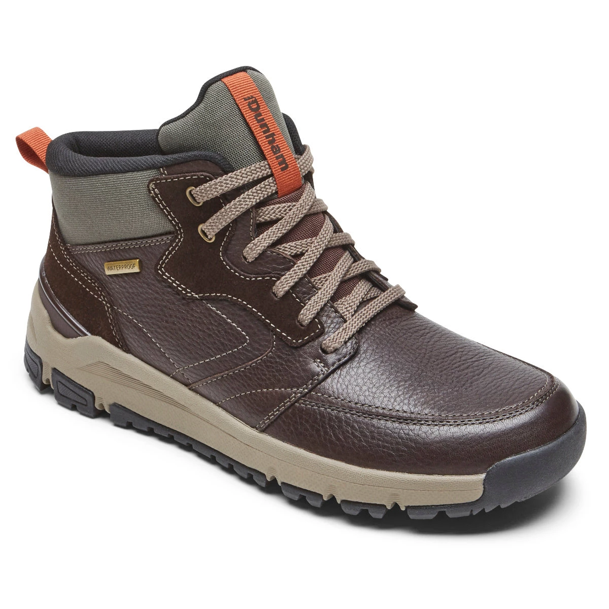 Dunham Footwear 'Dunham' Men's Glastonbury WP Mid Hiker - Brown 6 Dunham Footwear 'Dunham' Men's Glastonbury WP Mid Hiker - Brown