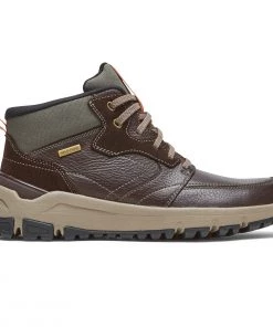 Dunham Footwear 'Dunham' Men's Glastonbury WP Mid Hiker - Brown