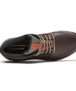 Dunham Footwear 'Dunham' Men's Glastonbury WP Mid Hiker - Brown