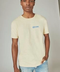 Lucky Brand Jeans 'Lucky Brand' Men's Corona Graphic Tee - Banana Crepe Brands