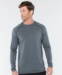 TASC Performance 'TASC' Men's Carrollton Bamboo Tee - Black Heather