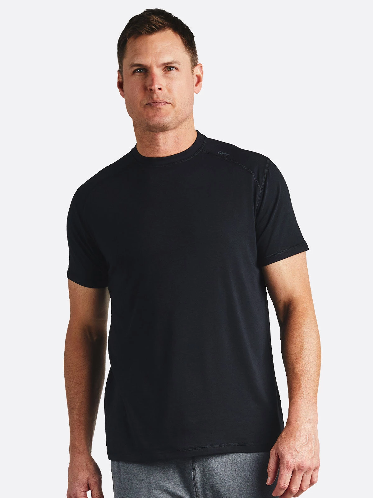 TASC Performance 'TASC' Men's Carrollton Bamboo Tee - Black 3 TASC Performance 'TASC' Men's Carrollton Bamboo Tee - Black