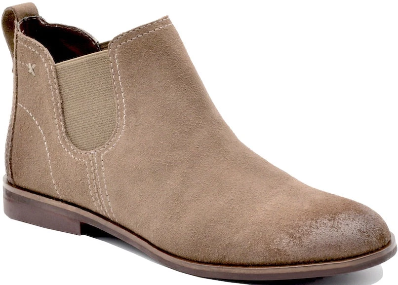 'Bussola' Cat - Women's Chelsea Boot - Taupe Hydra Suede 3 'Bussola' Cat - Women's Chelsea Boot - Taupe Hydra Suede