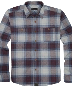 'Dakota Grizzly' Men's Grant Button Down Flannel - Thistle