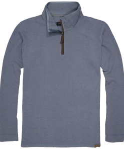 'Dakota Grizzly' Men's Dash 1/4 Zip Pullover - Marine