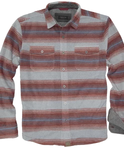 'Dakota Grizzly' Men's Bowie Button Down Arctic Fleece - Paprika