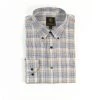 FX Fusion 'F/X Fusion' Men's Overplaid Button Front - Brown Multi