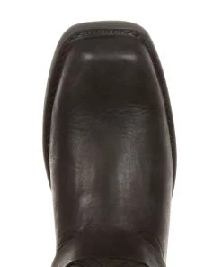 'Durango" Men's 12" Faded Flag Harness Square Toe - BLACK FADED FLAG