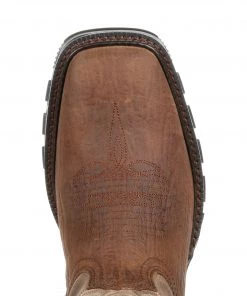 'Durango' Men's 11" Maverick XP Western Work Square Toe - Brown / Tan 12 'Durango' Men's 11