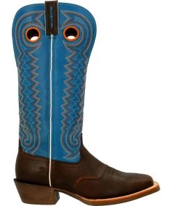 'Durango' Men's 15" REBEL PRO Western Saddle Boot - Chestnut / Brilliant Blue