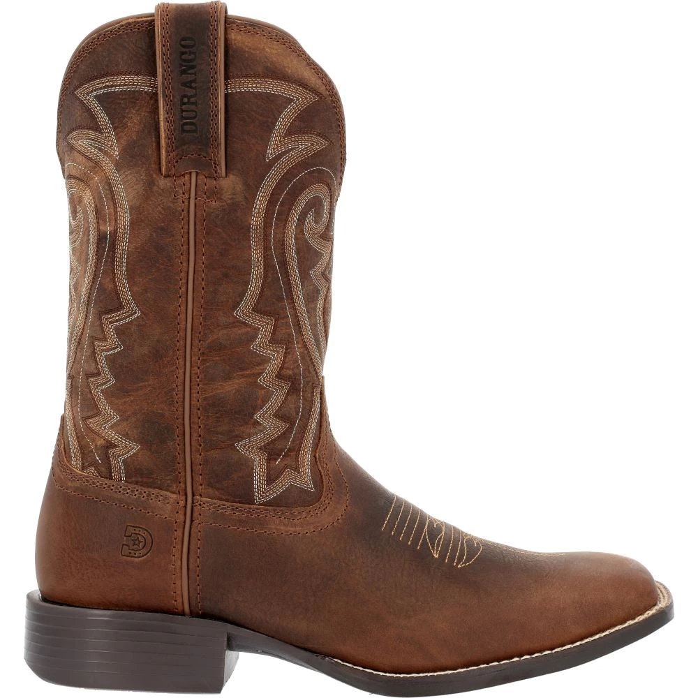 'Durango' Men's 11" Westward Square Toe - PRAIRIE BROWN 8 'Durango' Men's 11" Westward Square Toe - PRAIRIE BROWN