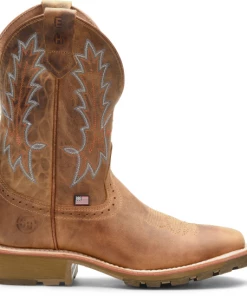 'Double H' Men's 11" Aberdeen EH SR Western Work - Brown