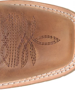 'Double H' Men's 11" Andrew EH Western Wide Square Toe Roper - Tan