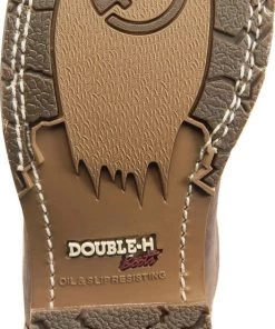 'Double H' Men's 13" Galveston Western Square Toe - Brown