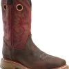 'Double H' Men's 12" Workflex Max - Buster Classic Brown / Burgundy
