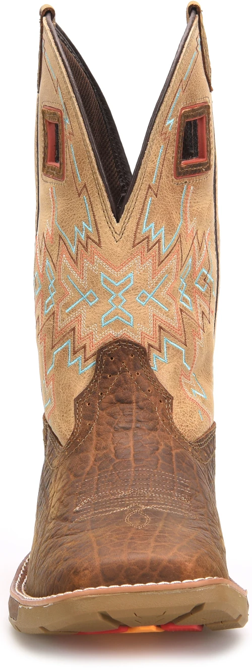'Double H' Men's 11" Clem EH SR Western Work - Tan / White 6 'Double H' Men's 11" Clem EH SR Western Work - Tan / White