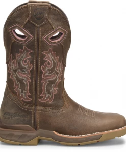 'Double H' Women's 10" Phantom Rider EH Square Comp Toe - Chaos Coco