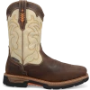 Dan Post Boot Co 'Dan Post' Men's 11" Storm Tide EH WP Western Square Toe - Bone / Brown 2 Dan Post Boot Co 'Dan Post' Men's 11" Storm Tide EH WP Western Square Toe - Bone / Brown