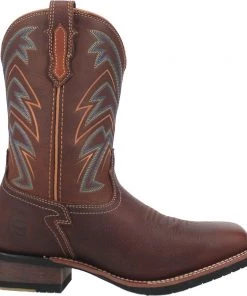 Dan Post Boot Co 'Dan Post' Men's 11" Arrowhead Western Square Toe - Chocolate