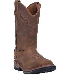 Dan Post Boot Co ‘Dan Post’ Men’s 11” Blayde Leather WP Western Work - Saddle Tan