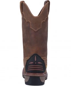 Dan Post Boot Co ‘Dan Post’ Men’s 11” Blayde Leather WP Western Work - Saddle Tan