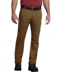 'Dickies' Flex Tough Maxâ„¢ Duck Carpenter Pants - Stonewashed Brown Duck Men