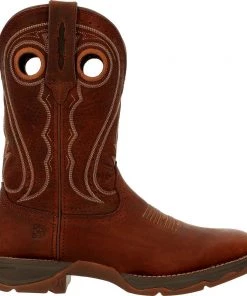 'Durango' Women's 11" Rebel Pro Western Square Toe - Chestnut