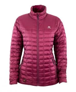 'Fieldsheer' Women's Heated Backcountry Jacket - Burgundy